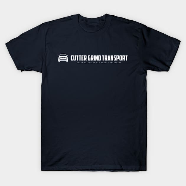 Cutter Grind Transport white T-Shirt by Cutter Grind Transport